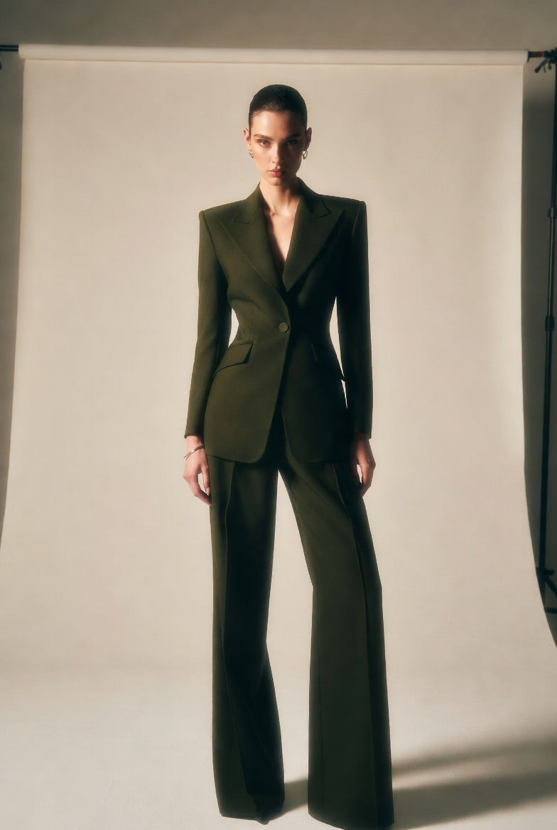 The Devereaux Trouser Suit — full silhouette